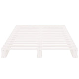 Pallet Bed without Mattress White 90x190 cm Solid Wood - 45-Degree Angle