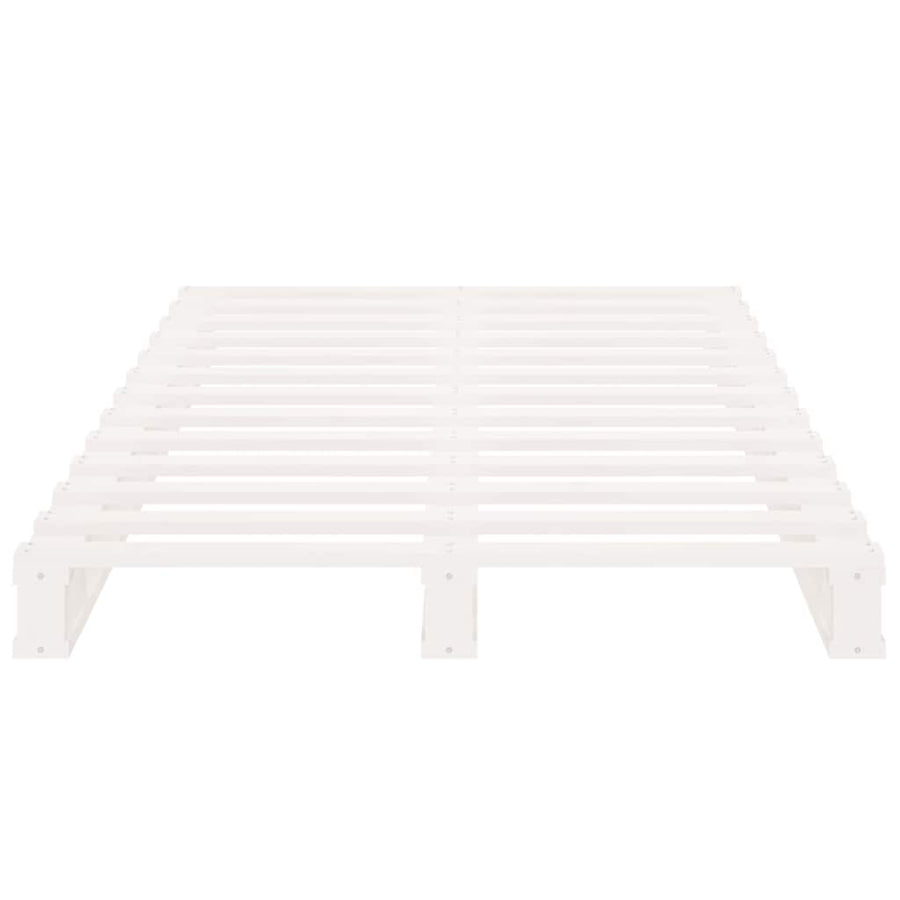 Pallet Bed without Mattress White 90x190 cm Solid Wood