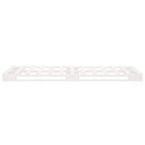 Pallet Bed without Mattress White 90x190 cm Solid Wood