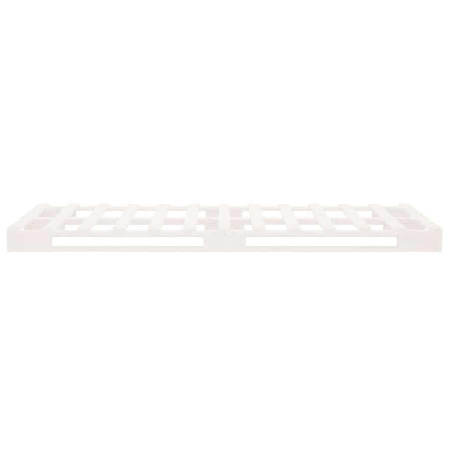 Pallet Bed without Mattress White 90x190 cm Solid Wood