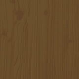 Pallet Bed without Mattress Honey Brown 90x190 cm Solid Wood - Close-Up Angle