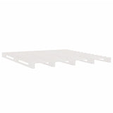 Pallet Bed without Mattress White 135x190 cm Solid Wood