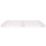 Pallet Bed without Mattress White 135x190 cm Solid Wood