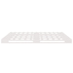 Pallet Bed without Mattress White 135x190 cm Solid Wood
