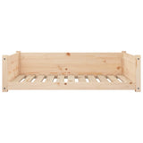 Dog Bed 95.5x65.5x28 cm Solid Pine Wood - 45-Degree Angle