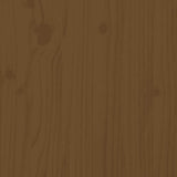 Dog Bed Honey Brown 105.5x75.5x28 cm Solid Pine Wood - Close-Up Angle