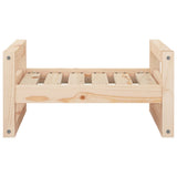 Dog Bed 55.5x45.5x28 cm Solid Pine Wood - 45-Degree Angle
