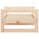 Dog Bed 55.5x45.5x28 cm Solid Pine Wood - Rear View
