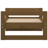 Dog Bed Honey Brown 55.5x45.5x28 cm Solid Pine Wood