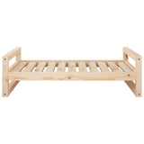 Dog Bed 95,5x65,5x28 cm Solid Pine Wood