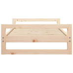 Dog Bed 95,5x65,5x28 cm Solid Pine Wood
