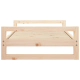 Dog Bed 95,5x65,5x28 cm Solid Pine Wood - Rear View
