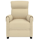 Massage Chair Cream Fabric - Side View