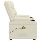 Massage Chair Cream Faux Leather
