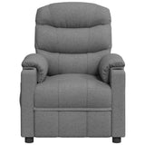 Massage Chair Light Grey Fabric
