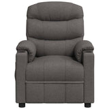 Massage Chair Dark Grey Fabric