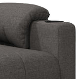 Massage Chair Dark Grey Fabric