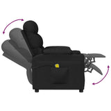 Massage Chair Black Fabric