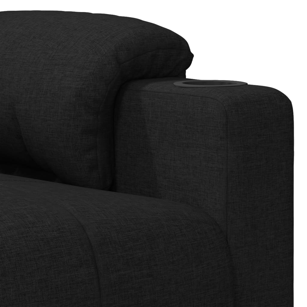 Massage Chair Black Fabric