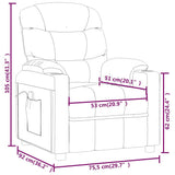 Massage Chair Cream Fabric