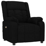 Massage Chair Black Fabric - Front View
