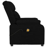 Massage Chair Black Fabric - Top-Down View