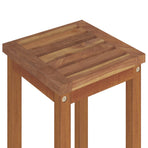 Bar Stools 8 pcs Solid Wood Acacia