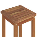 5 Piece Garden Bar Set Solid Wood Acacia - Close-Up Angle