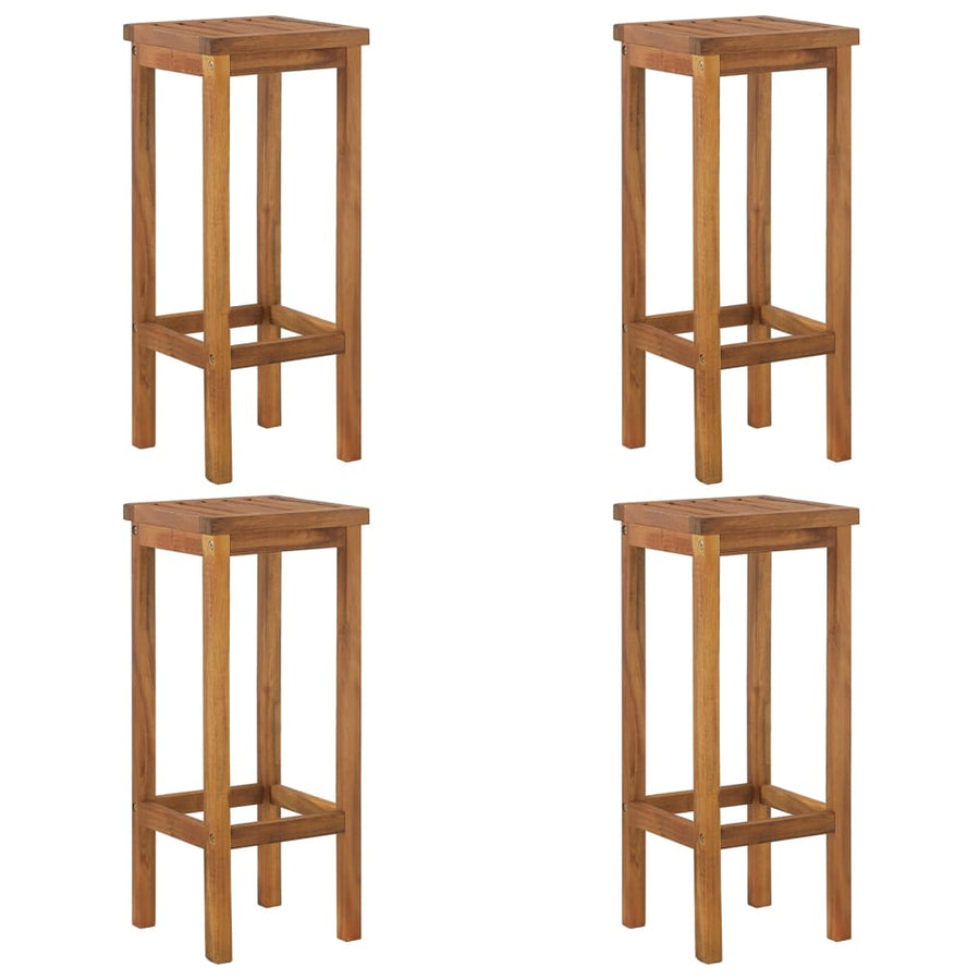 5 Piece Garden Bar Set Solid Wood Acacia