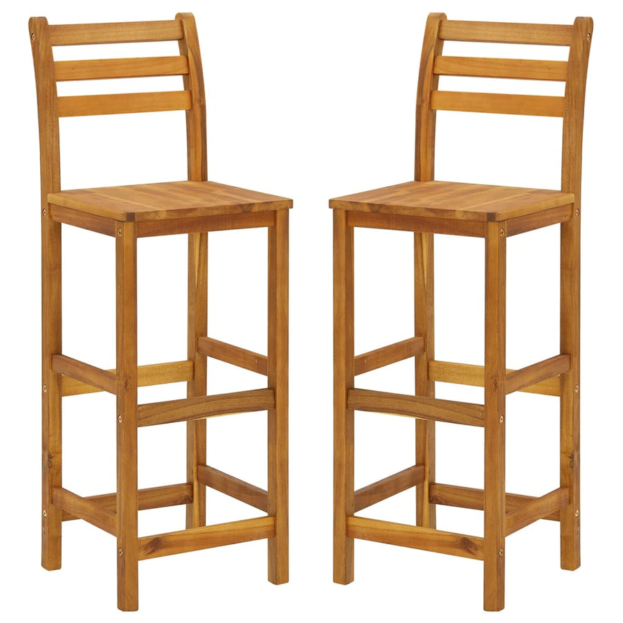3 Piece Garden Bar Set Solid Wood Acacia