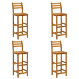 5 Piece Garden Bar Set Solid Wood Acacia