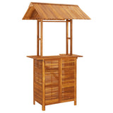 3 Piece Garden Bar Set Solid Wood Acacia - Top-Down View