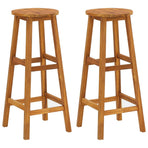 3 Piece Garden Bar Set Solid Wood Acacia