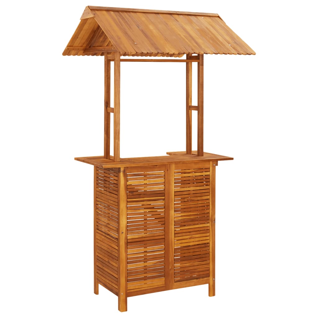 5 Piece Garden Bar Set Solid Wood Acacia
