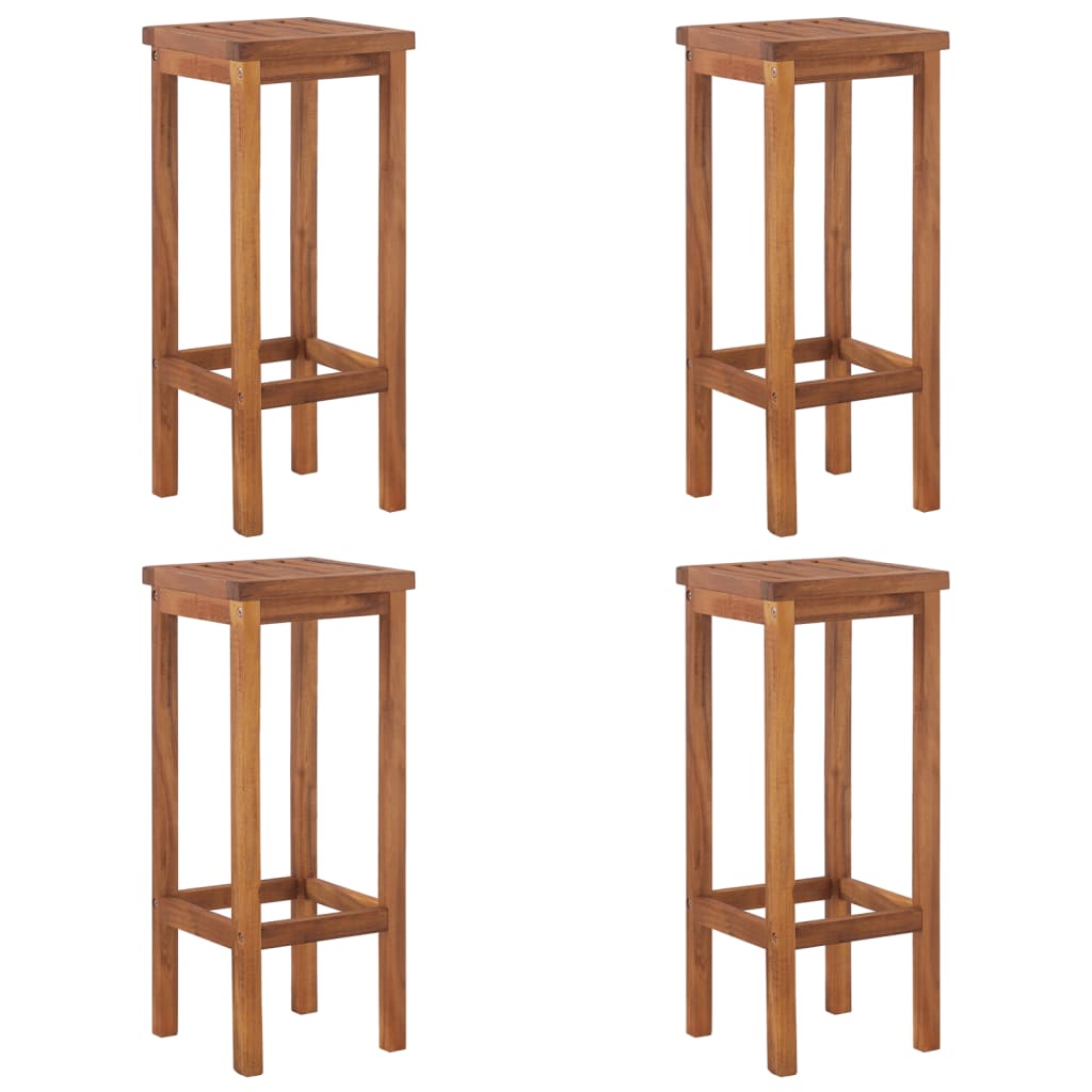 5 Piece Garden Bar Set Solid Wood Acacia