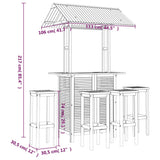 5 Piece Garden Bar Set Solid Wood Acacia