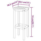 5 Piece Garden Bar Set Solid Wood Acacia