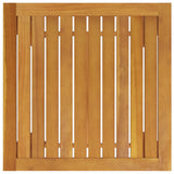 5 Piece Garden Bar Set Solid Wood Acacia - Rear View