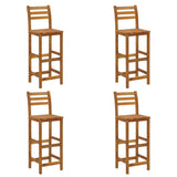 5 Piece Garden Bar Set Solid Wood Acacia