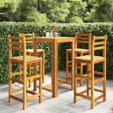 5 Piece Garden Bar Set Solid Wood Acacia