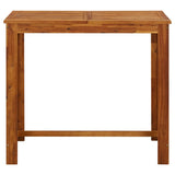7 Piece Garden Bar Set Solid Wood Acacia - Top-Down View