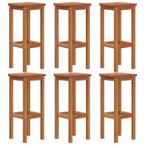 7 Piece Garden Bar Set Solid Wood Acacia