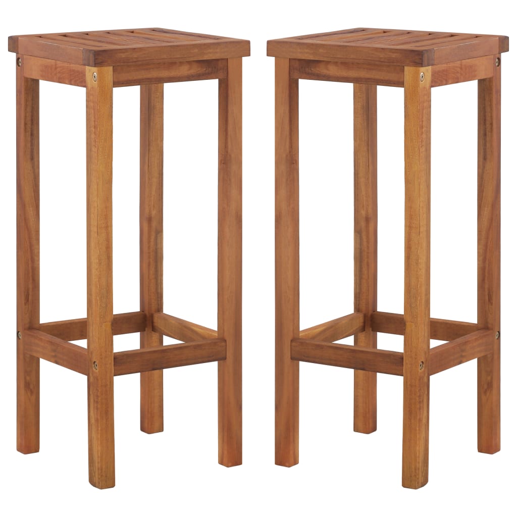 7 Piece Garden Bar Set Solid Wood Acacia