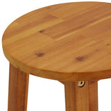 9 Piece Garden Bar Set Solid Wood Acacia - Low Angle
