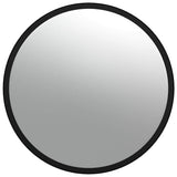 Indoor Convex Traffic Mirror Black Ø40 cm Acrylic - Front View