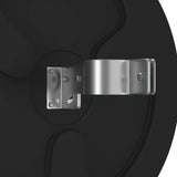Outdoor Convex Traffic Mirror Black Ø45 cm Polycarbonate - 45-Degree Angle