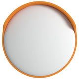 Outdoor Convex Traffic Mirror Orange Ø30 cm Polycarbonate - Front View