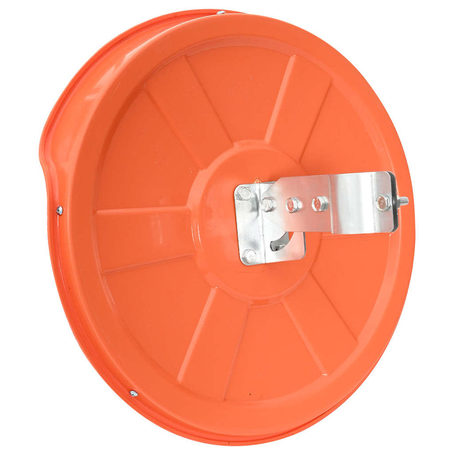 Outdoor Convex Traffic Mirror Orange Ø30 cm Polycarbonate