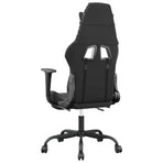 Massage Gaming Chair with Footrest Black&Camouflage