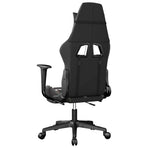 Massage Gaming Chair with Footrest Black&Camouflage